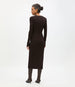 Rib Knitwear Dress | Chocolate