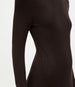 Rib Knitwear Dress | Chocolate