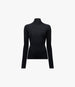 Rib Knitwear Turtleneck | Black