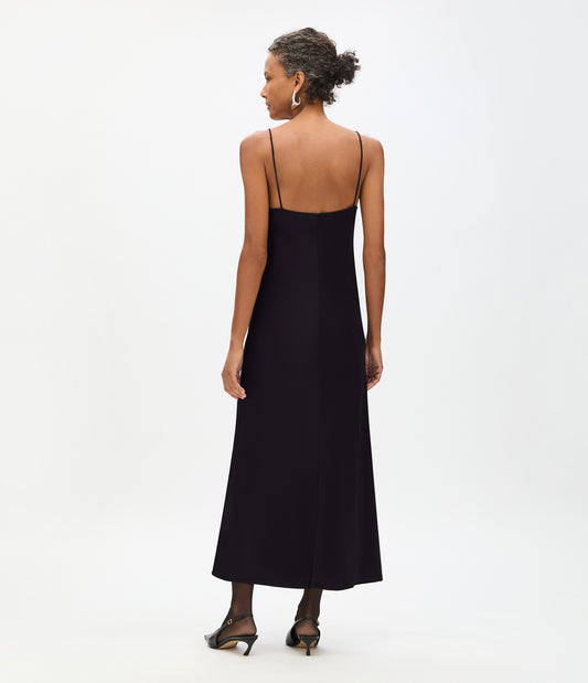 Another Tomorrow Satin Gown in Black – Satin Women's Dress