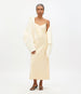 Another Tomorrow Satin Gown in Butter – Satin Women's Dress