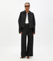 Another Tomorrow Short Mac Blouson in Black – Cotton Women's Outerwear