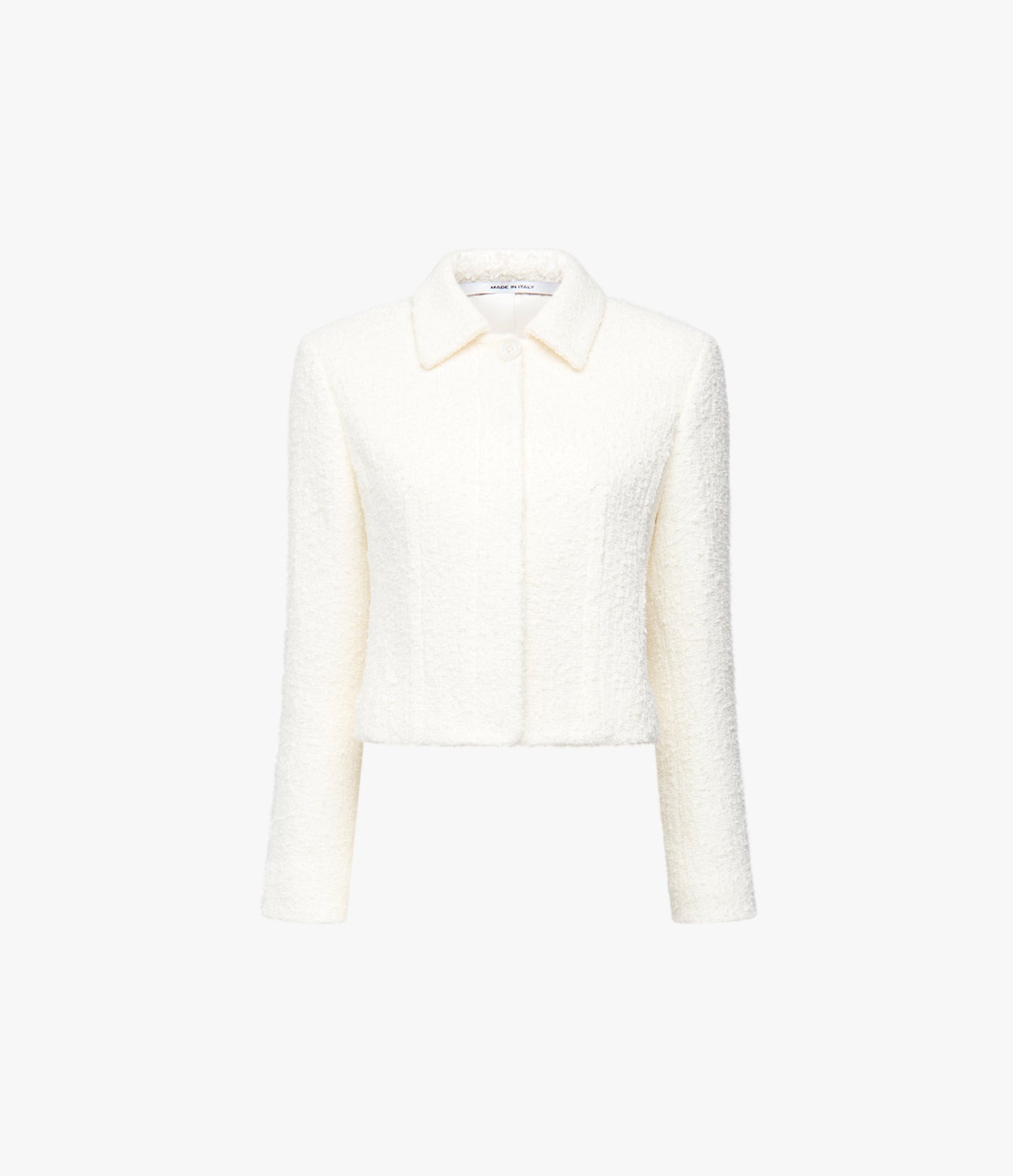 Short Tweed Jacket | Cream