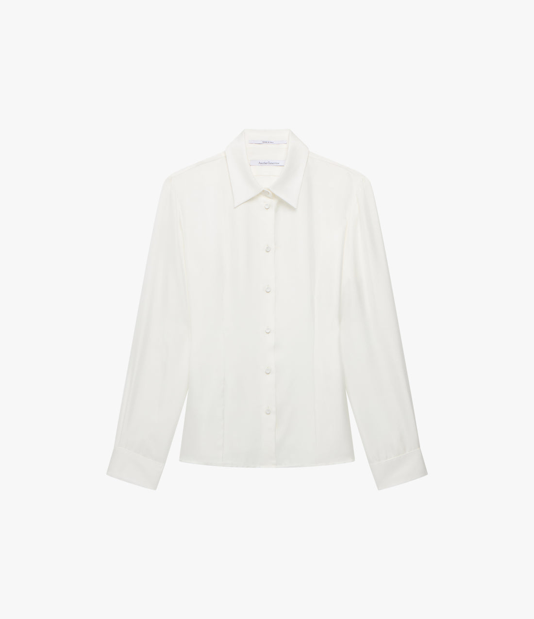 Silk Fitted Blouse | Off White