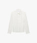 Silk Fitted Blouse | Off White