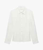 Silk Fitted Blouse | Off White