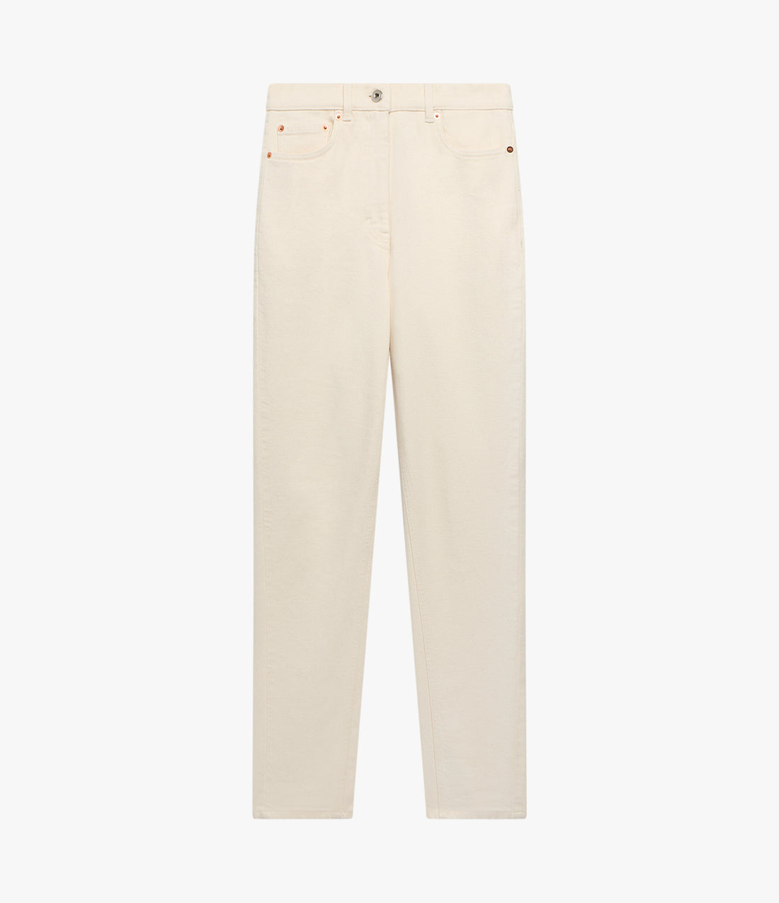 Slim Denim Pant | Ecru