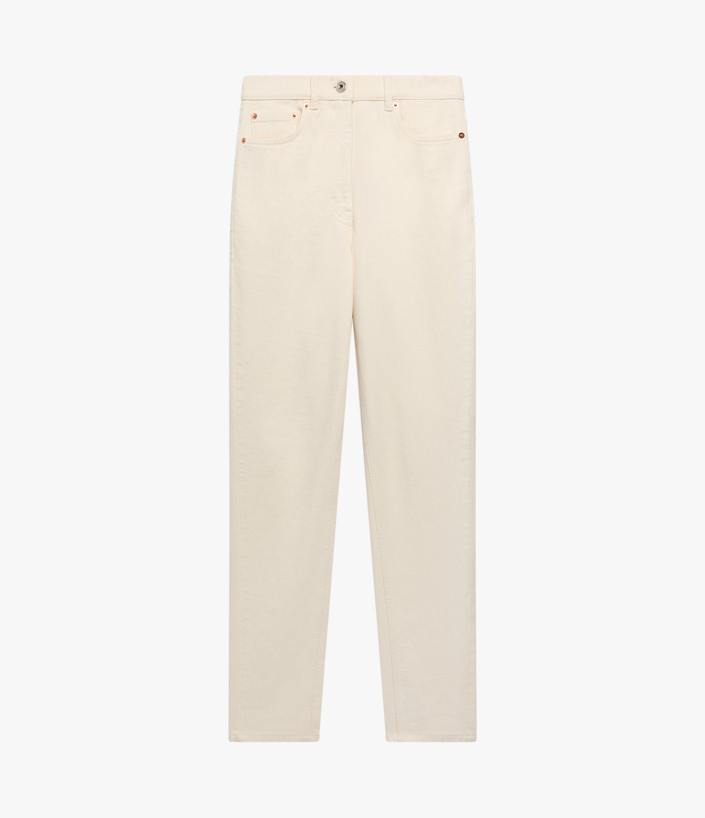 Slim Denim Pant | Ecru