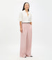 Twill Pleated Trouser | Lotus Pink
