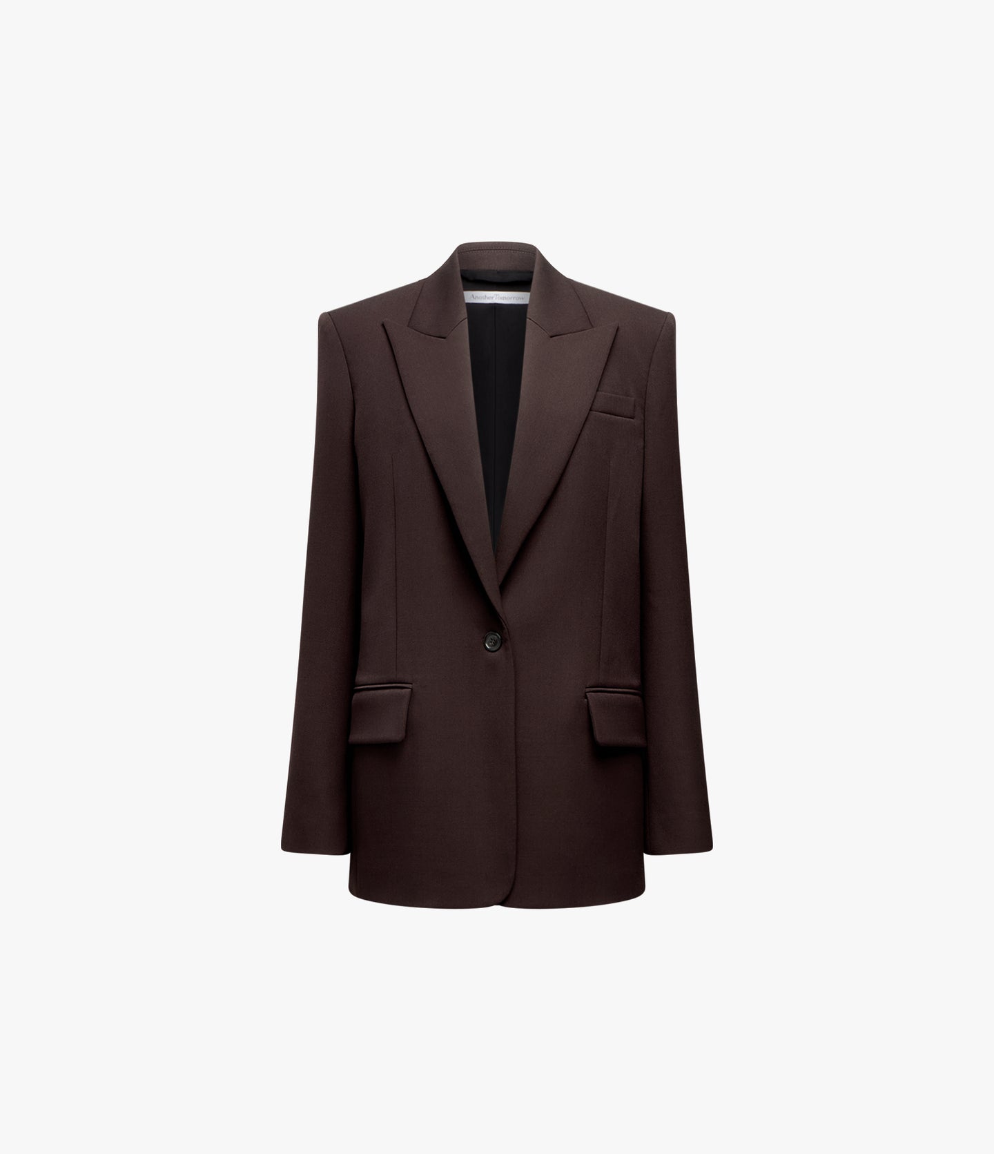 Oversized Double Breasted Jacket | Chocolate