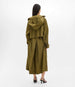 Recycled Nylon Trench | Olive