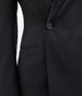Another Tomorrow Double Breasted Fitted Jacket in Black – Linen Women's Jacket