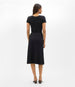 Fluid Wrap Dress | Black