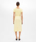 Another Tomorrow Fluid Wrap Dress in Honeysuckle – Viscose Women's Dress