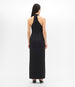 Gathered Halter Dress | Black