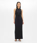 Gathered Halter Dress | Black