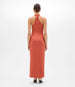 Gathered Halter Dress | Persimmon
