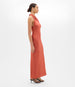 Gathered Halter Dress | Persimmon