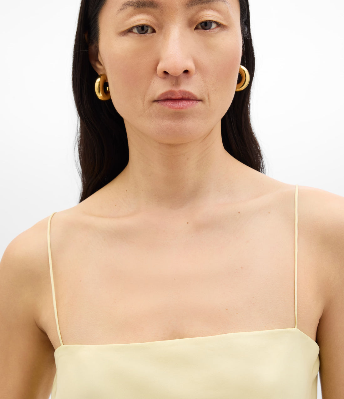 Another Tomorrow Silk Camisole in Honeysuckle – Silk Women's Top