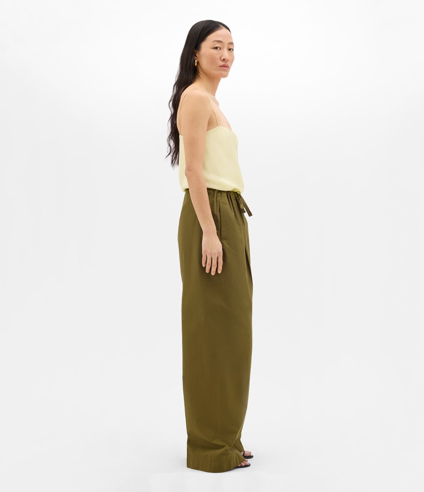 Another Tomorrow Silk Camisole in Honeysuckle – Silk Women's Top