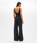 Another Tomorrow Linen Pleated Trouser in Black – Linen Women's Trousers