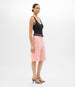 Another Tomorrow Linen Bermuda Pant in Seashell Pink – Linen Women's Trousers