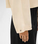 Another Tomorrow Short Balmacaan in Sand – Nylon Women's Outerwear