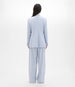 Another Tomorrow Double Breasted Jacket in Sky – Wool Women's Jacket