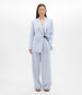 Another Tomorrow Double Breasted Jacket in Sky – Wool Women's Jacket