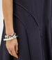 Another Tomorrow Full Skirt Dress in Midnight – Cotton Women's Dress