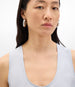 Another Tomorrow Silk Tank in Sky – Silk Women's Top