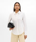 Poplin Bias Shirt | White