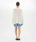 Another Tomorrow Chambray Drawcord Short in Light Blue Wash – Denim Women's Trousers