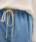 Another Tomorrow Chambray Drawcord Short in Light Blue Wash – Denim Women's Trousers