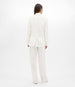 Another Tomorrow Relaxed Blazer in Off White – Linen Women's Jacket