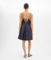 Another Tomorrow Flare Sun Dress in Midnight – Cotton Women's Dress