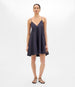Another Tomorrow Flare Sun Dress in Midnight – Cotton Women's Dress