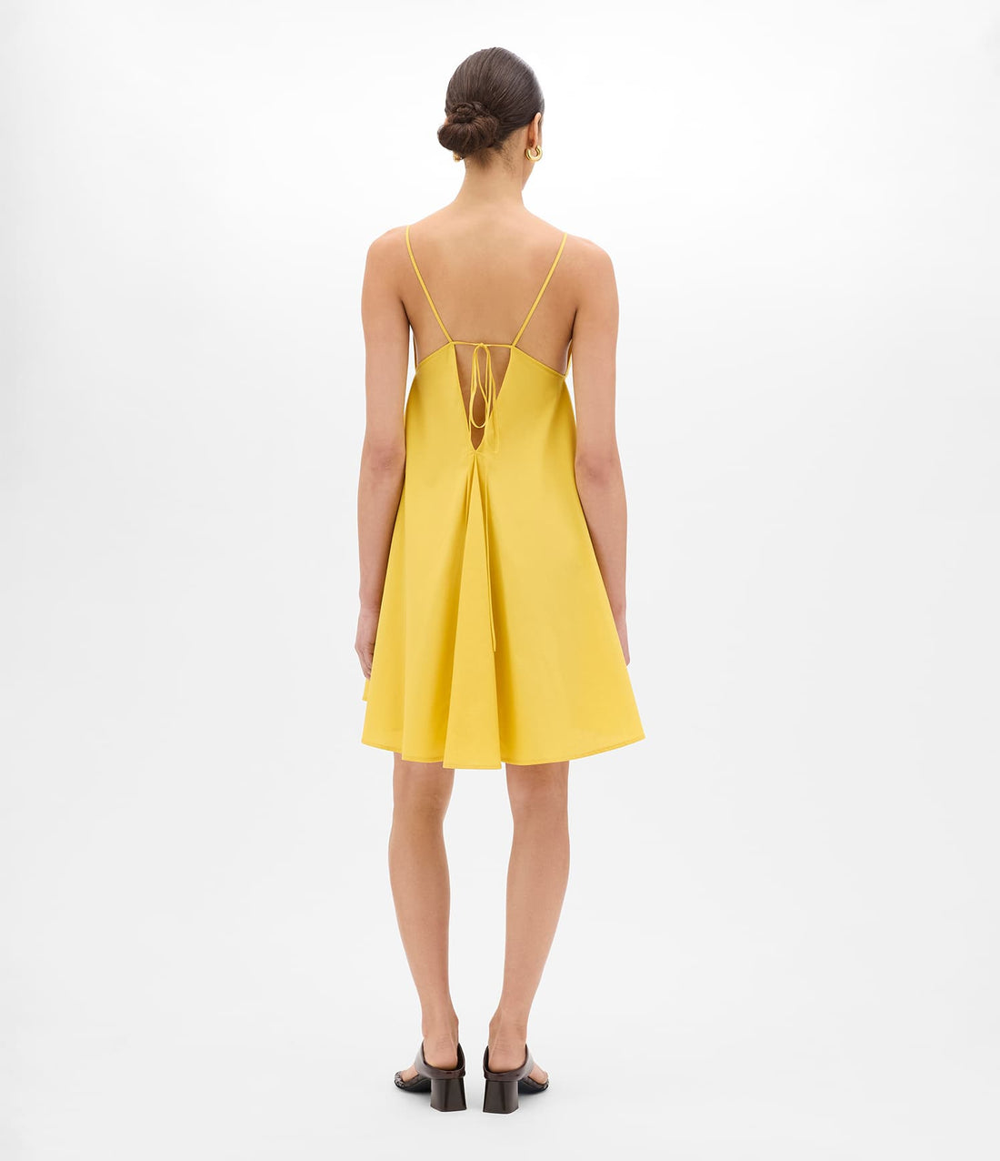 Another Tomorrow Flare Sun Dress in Sun – Cotton Women's Dress