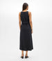 Another Tomorrow Sarong Linen Dress in Black – Linen Women's Dress