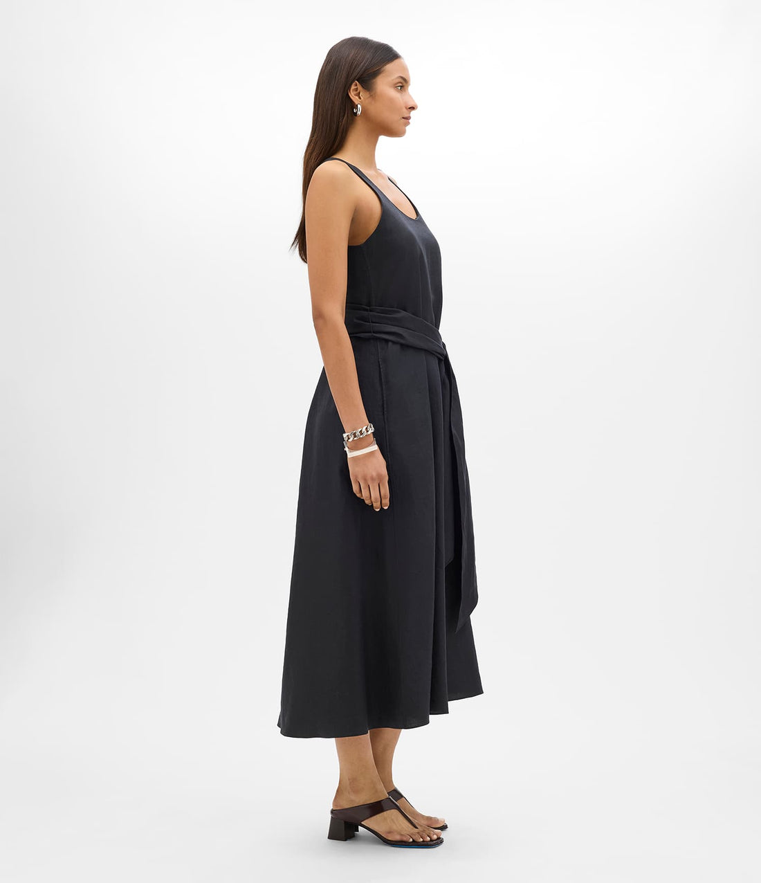 Sarong Linen Dress