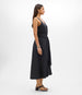 Another Tomorrow Sarong Linen Dress in Black – Linen Women's Dress