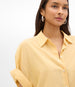 Another Tomorrow Voile Short Sleeve Shirt in Mimosa – Cotton Women's Trousers