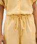 Another Tomorrow Voile Drawcord Short in Mimosa – Cotton Women's Trousers