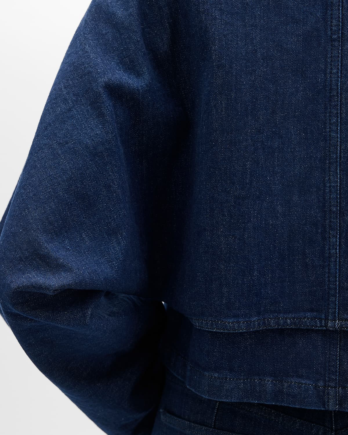 Denim Blouson | Indigo
