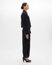 Double Face Crop Blouson | Black