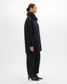 Fur Collar Balmacaan | Black