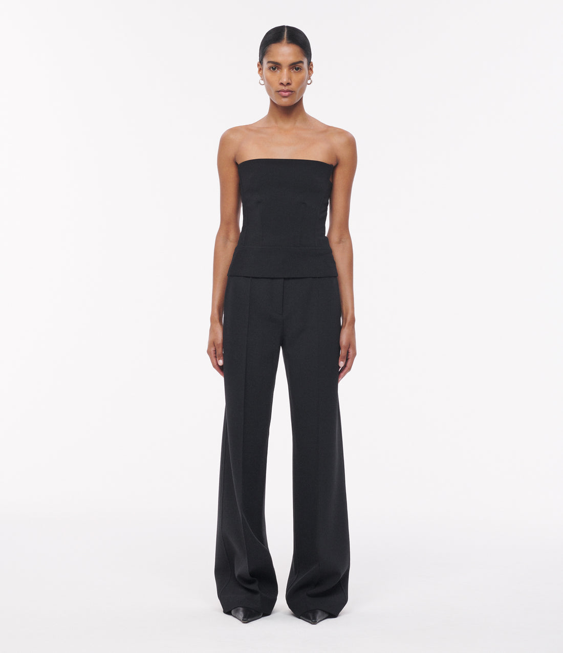 Double Face Architectural Bustier - Resale | Black
