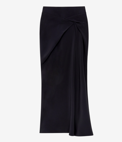 Asymmetrical Twist Skirt | Black – Another Tomorrow