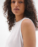 Sleeveless Tee | White