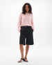 Draped Knit Sweater | Quartz